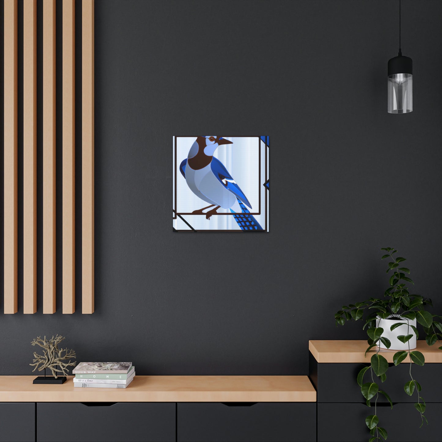 Blue Jay's Majesty - Canvas