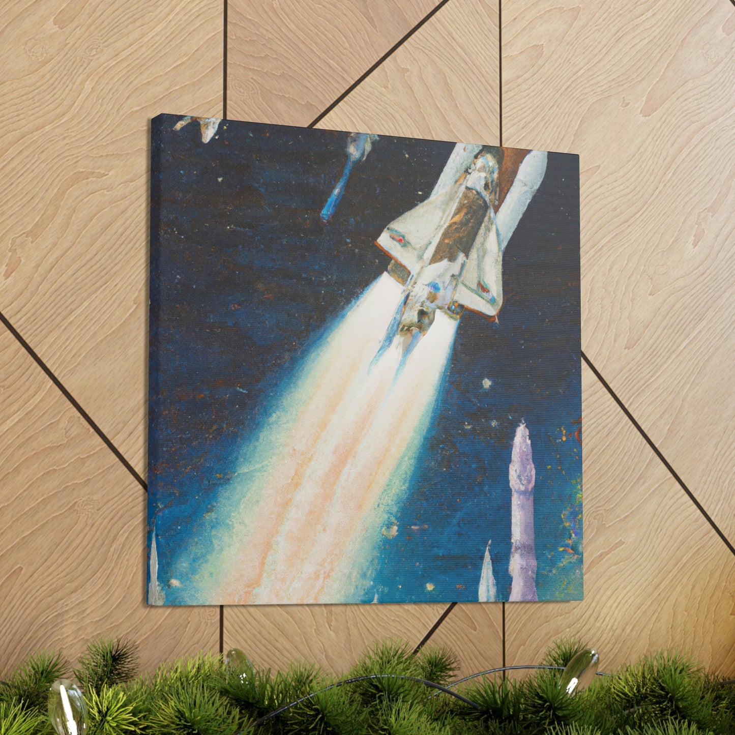 Spaceship Explorations Baroque - Canvas