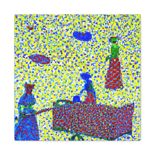 Expressionist Pointillism. - Canvas