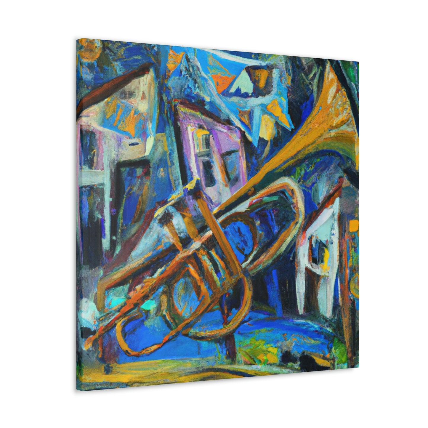 Serenading Trumpet Melody - Canvas