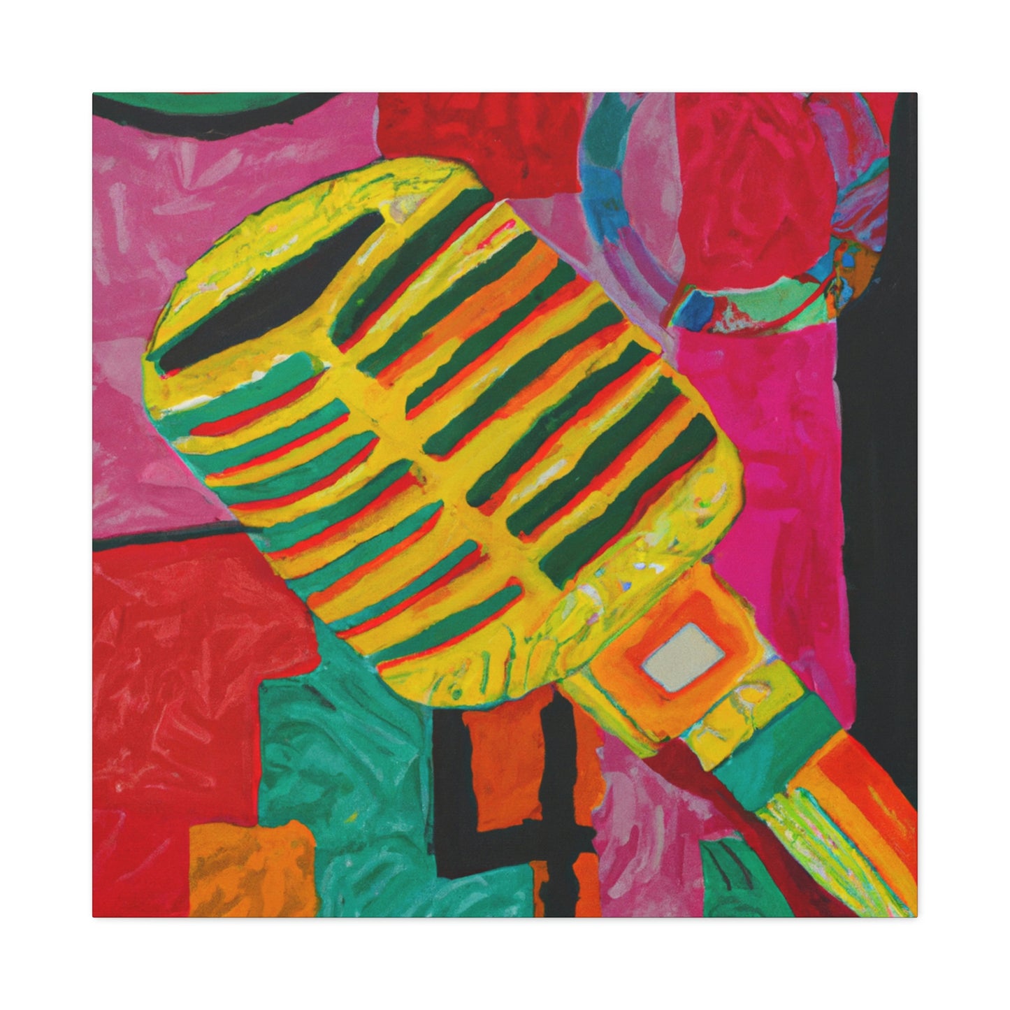 "Voice of the Microphone" - Canvas