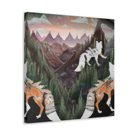 Fox in the Twilight - Canvas