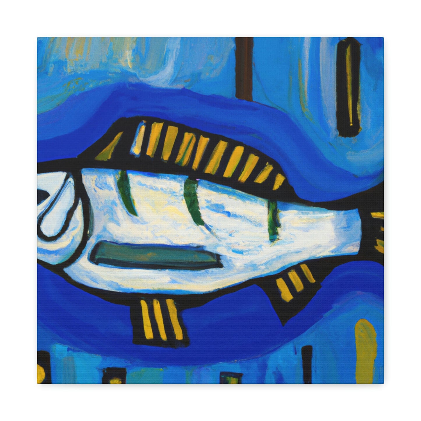 Bass in Expressionism - Canvas