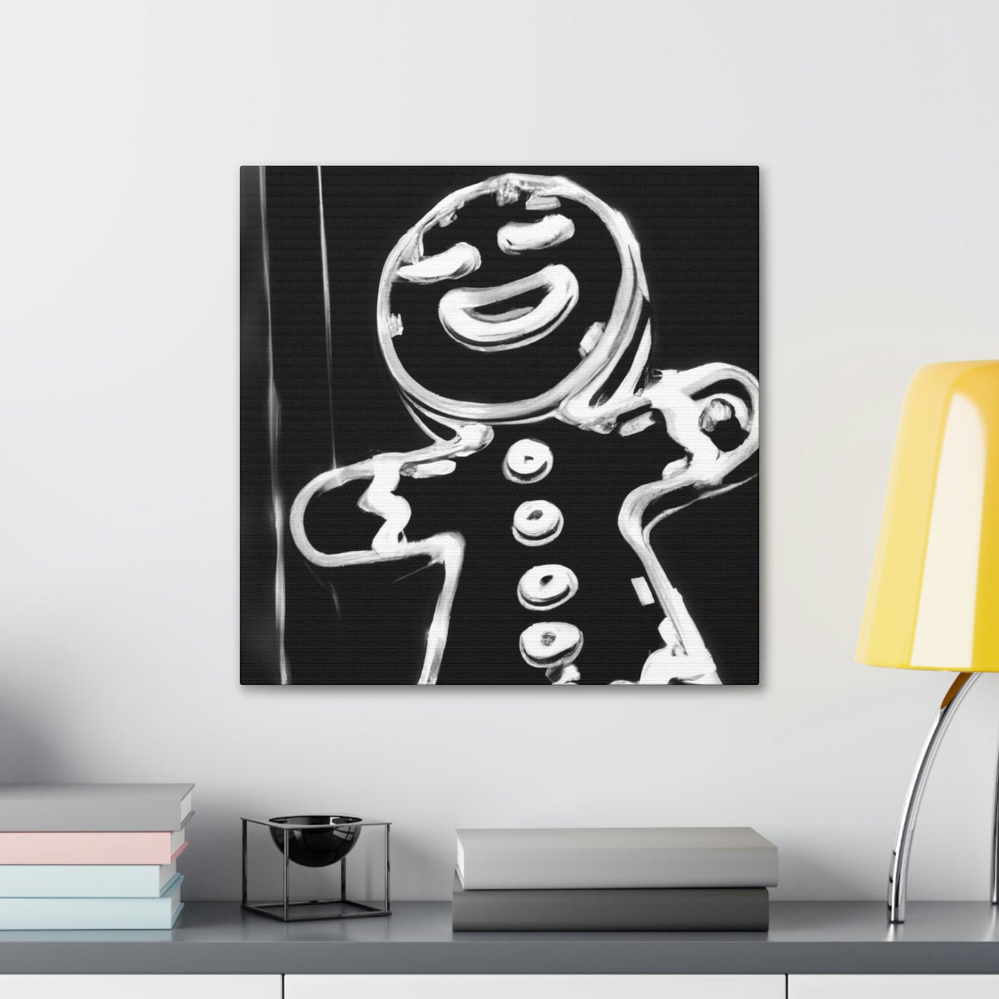 Gingerbread Man Dreaming - Canvas