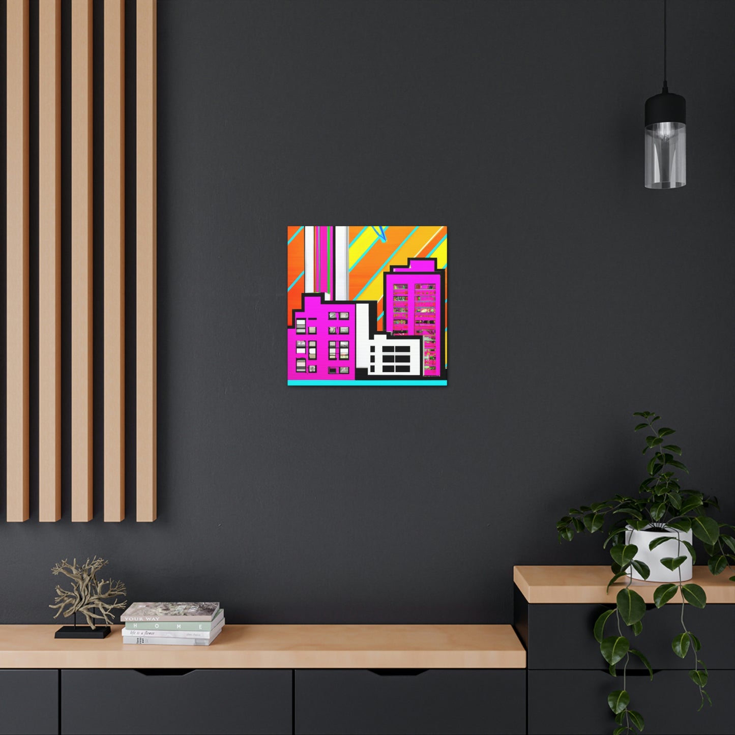 Modern Art Deco Delight - Canvas