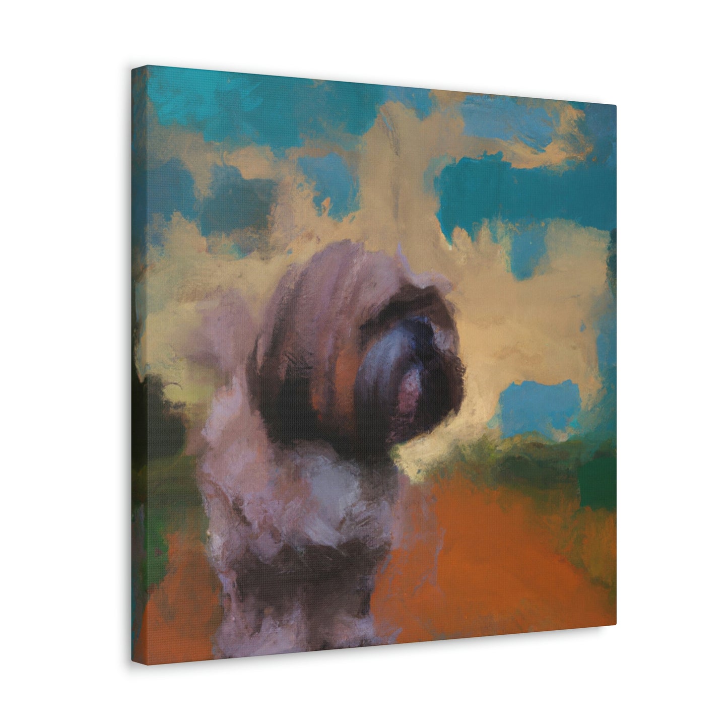 Fur and Whimsy Shih - Canvas