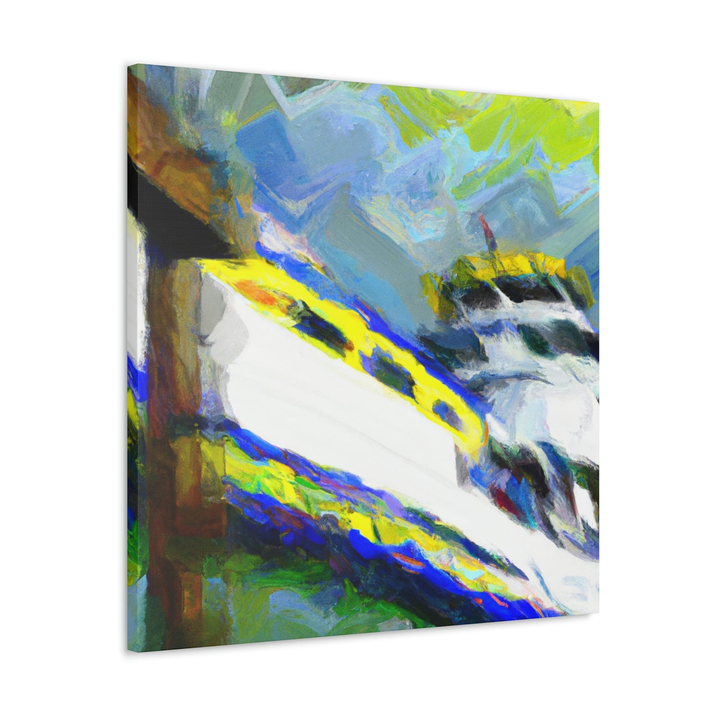 Ferry Across The River - Canvas