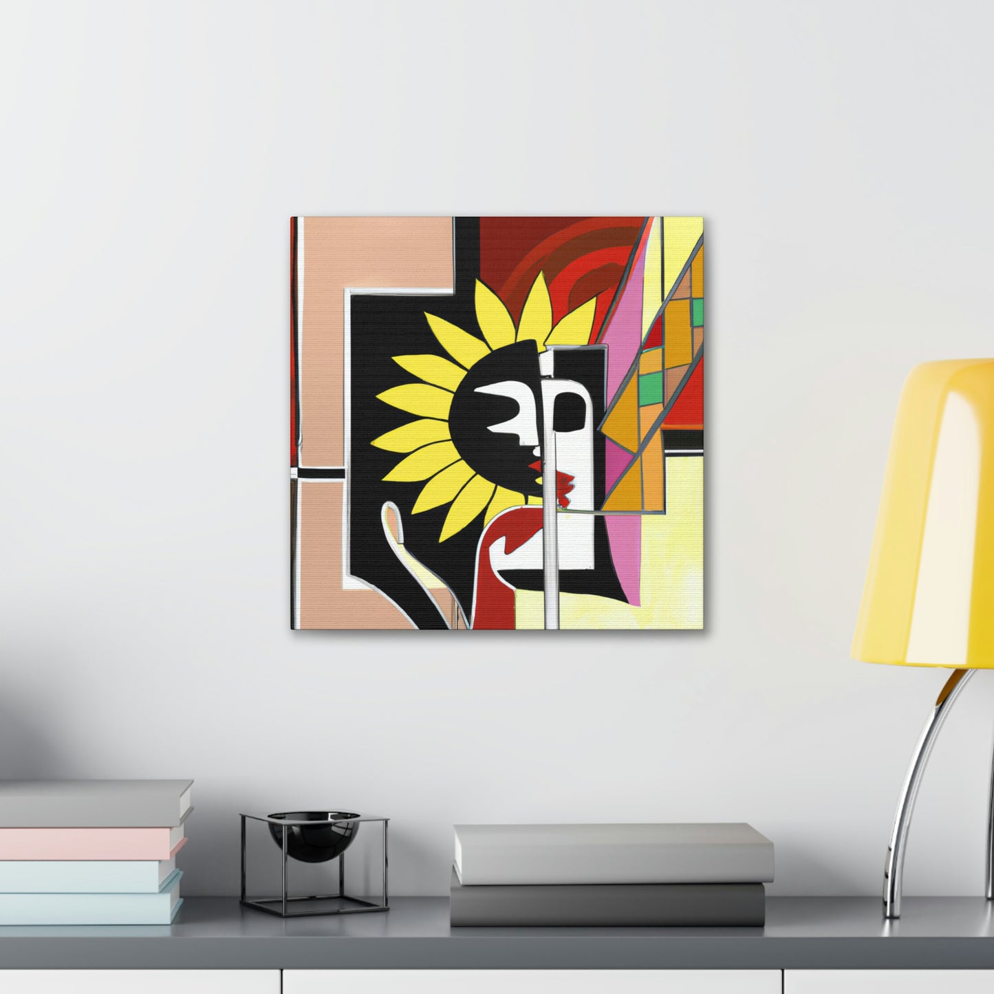 Love and Sunflowers - Canvas