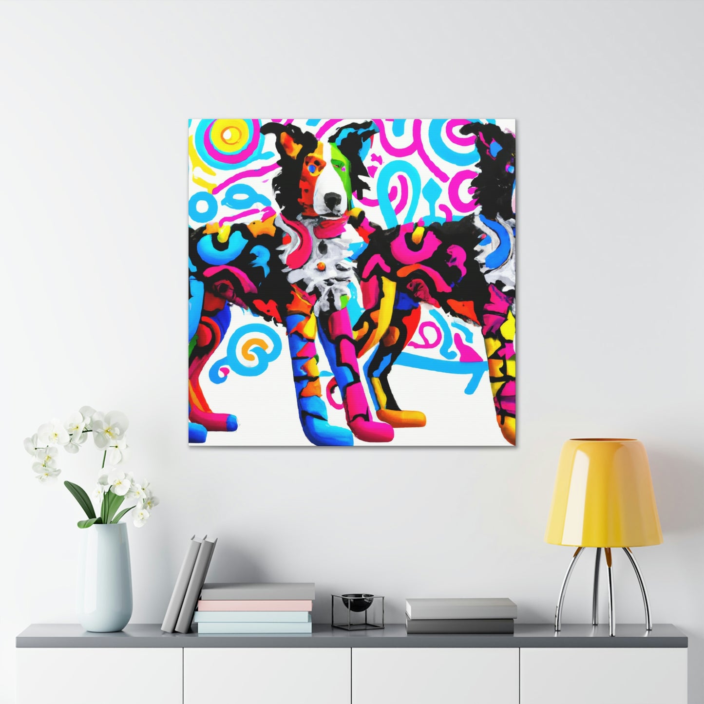 "Collie in Grandeur" - Canvas