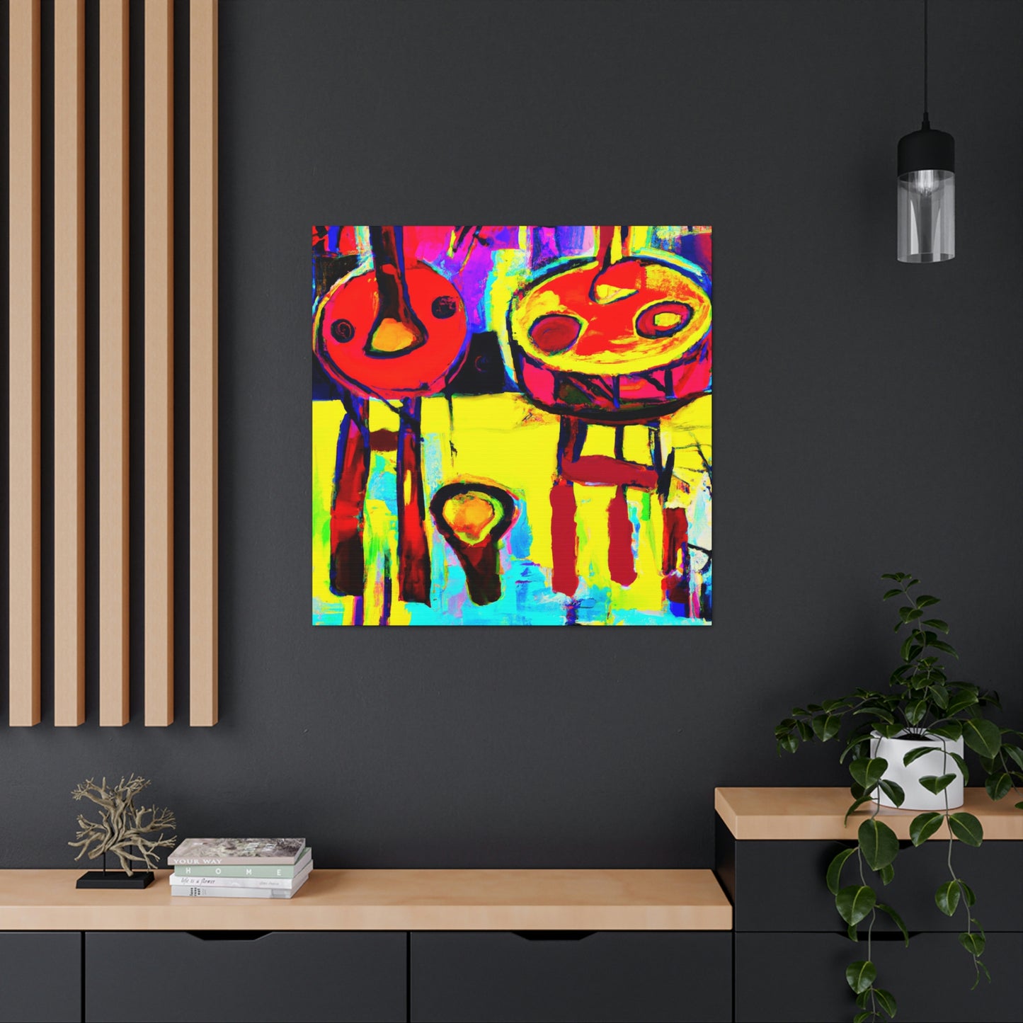 "Bongos in Abstraction" - Canvas