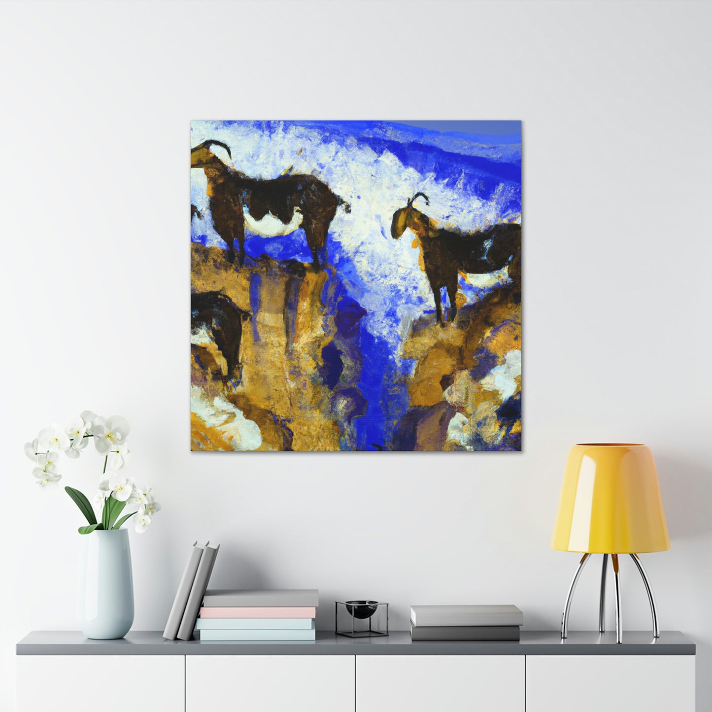 Mountain Goats Unleashed - Canvas