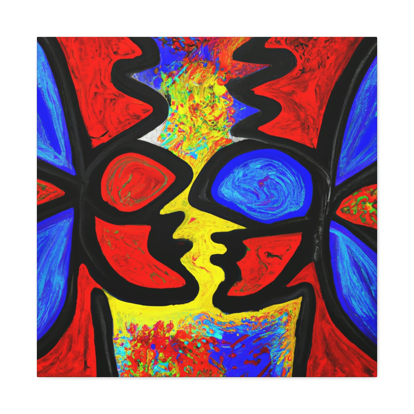 Love Winged Embraces - Canvas