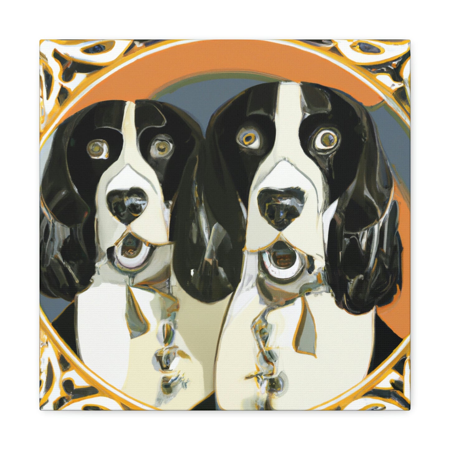 "Springer Spaniel Splendor" - Canvas