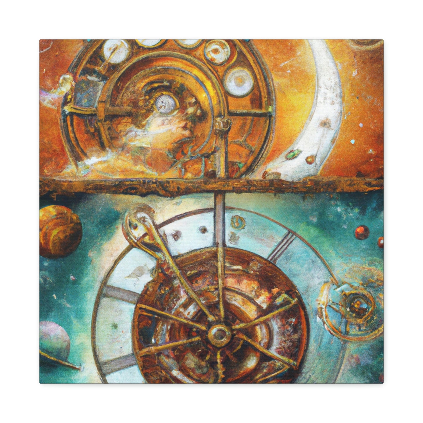 Galaxy Steampunk Dreaming - Canvas