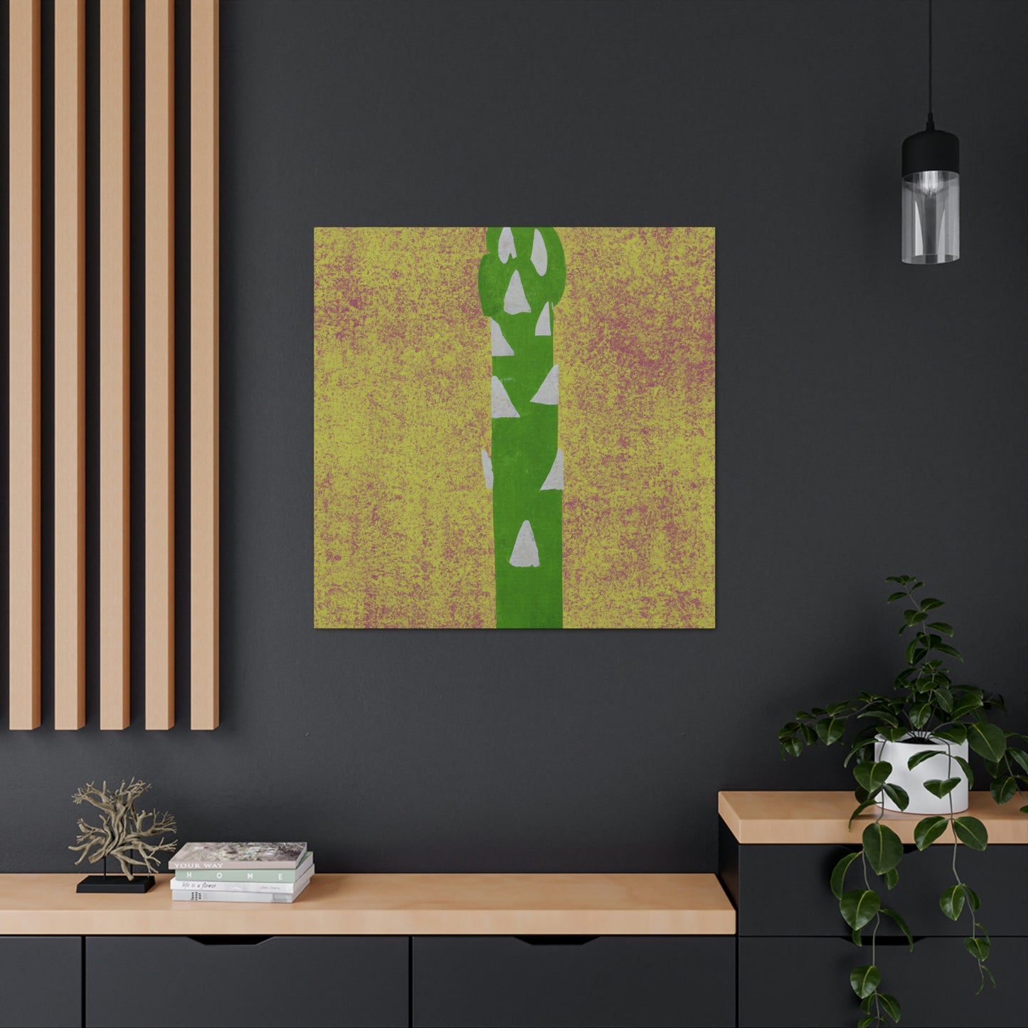 Asparagus Abstraction - Canvas