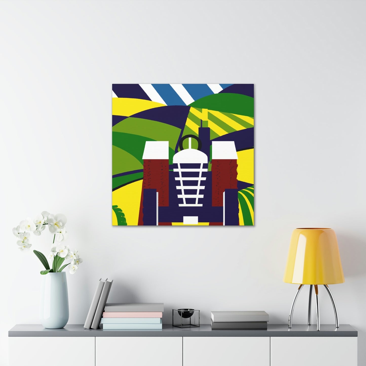 "Tractor of the Jazz Age" - Canvas