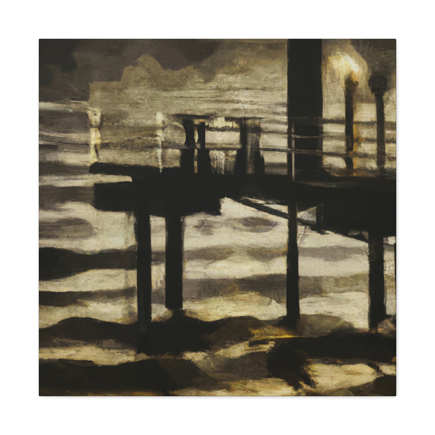 Pier on the Horizon - Canvas