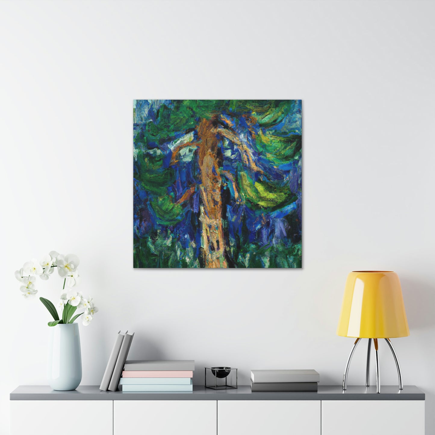 "Pine Tree Lyrical Magic" - Canvas