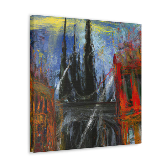 "Gothic Mystery Expressionism" - Canvas