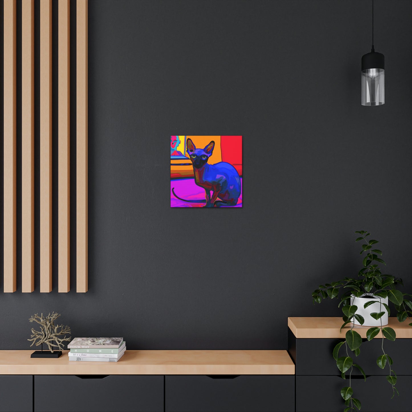 Sphynx in Fauvism - Canvas