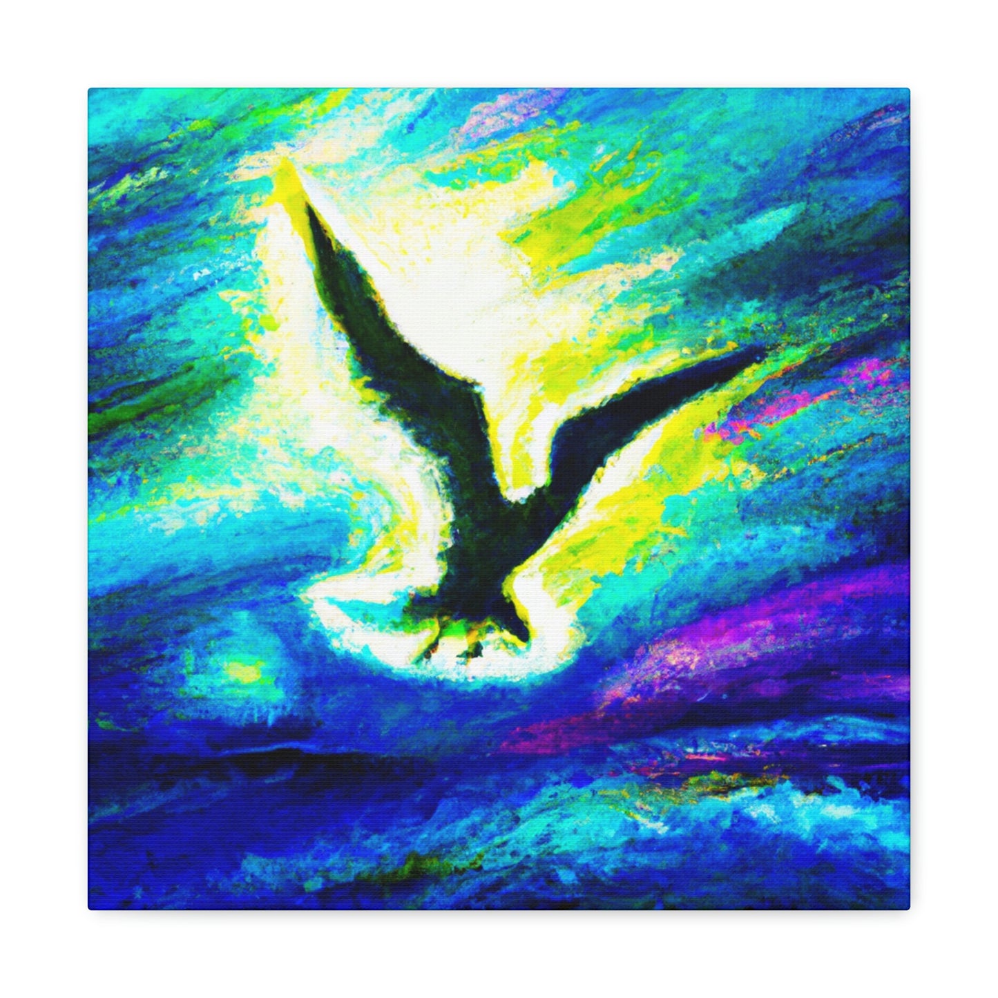 Seagull in Flight - Canvas