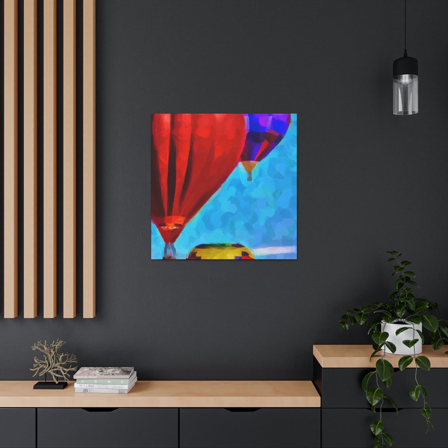 "Ascending Balloon Fantasy" - Canvas