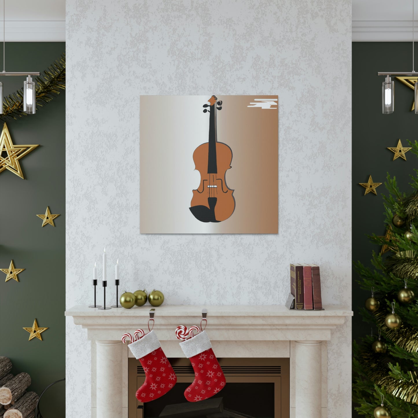 "Violin in Reflection" - Canvas