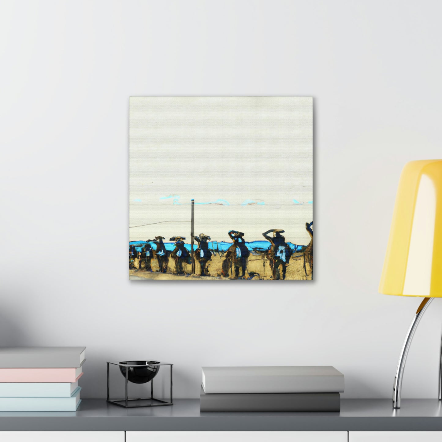 "Picket Line Protest Art" - Canvas