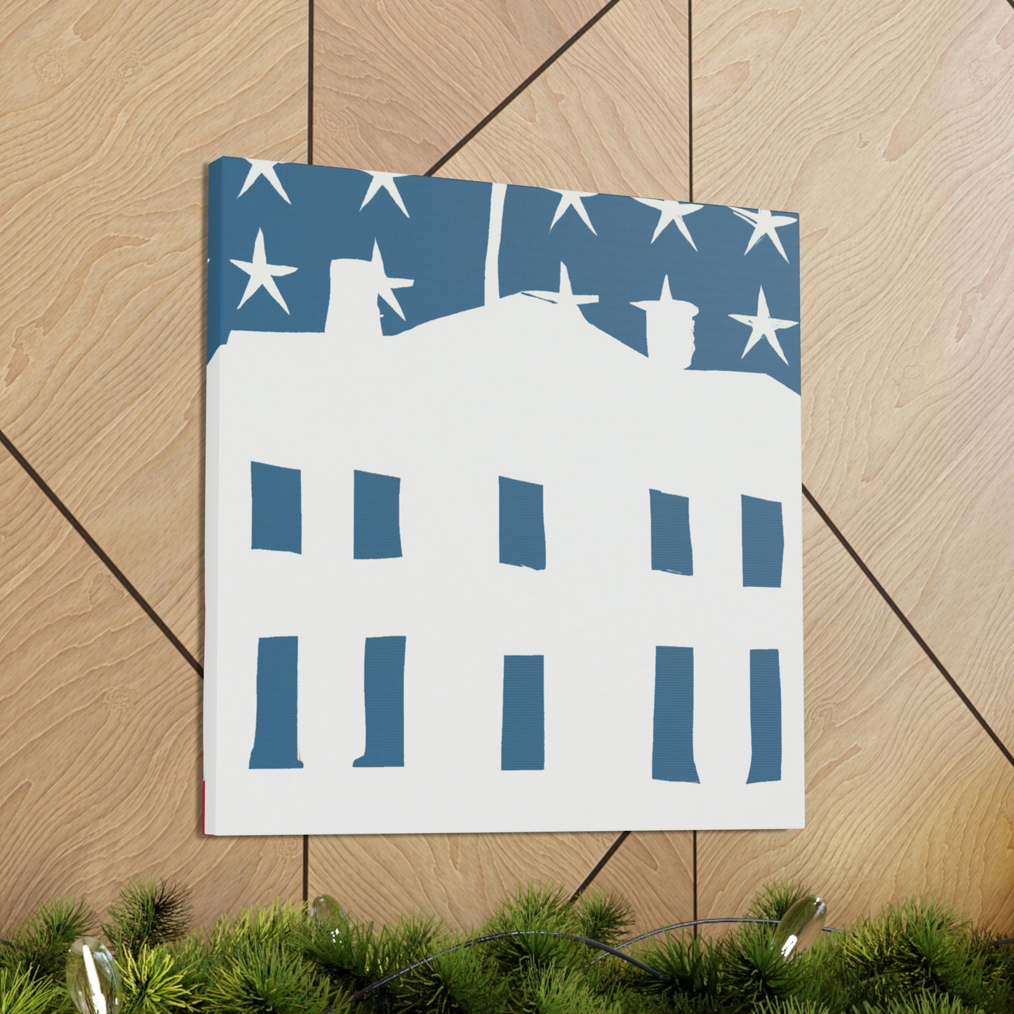 "White House Simplicity" - Canvas