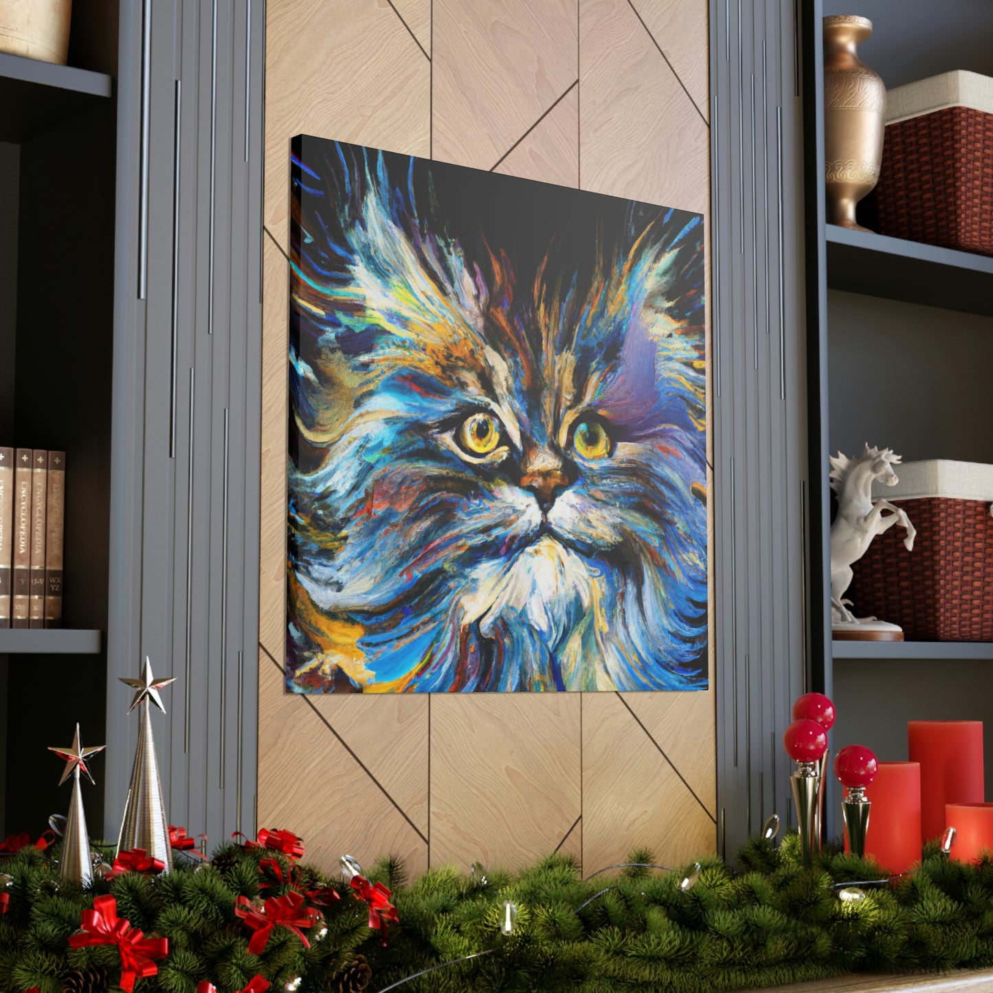 Maine Coon Expressionism - Canvas