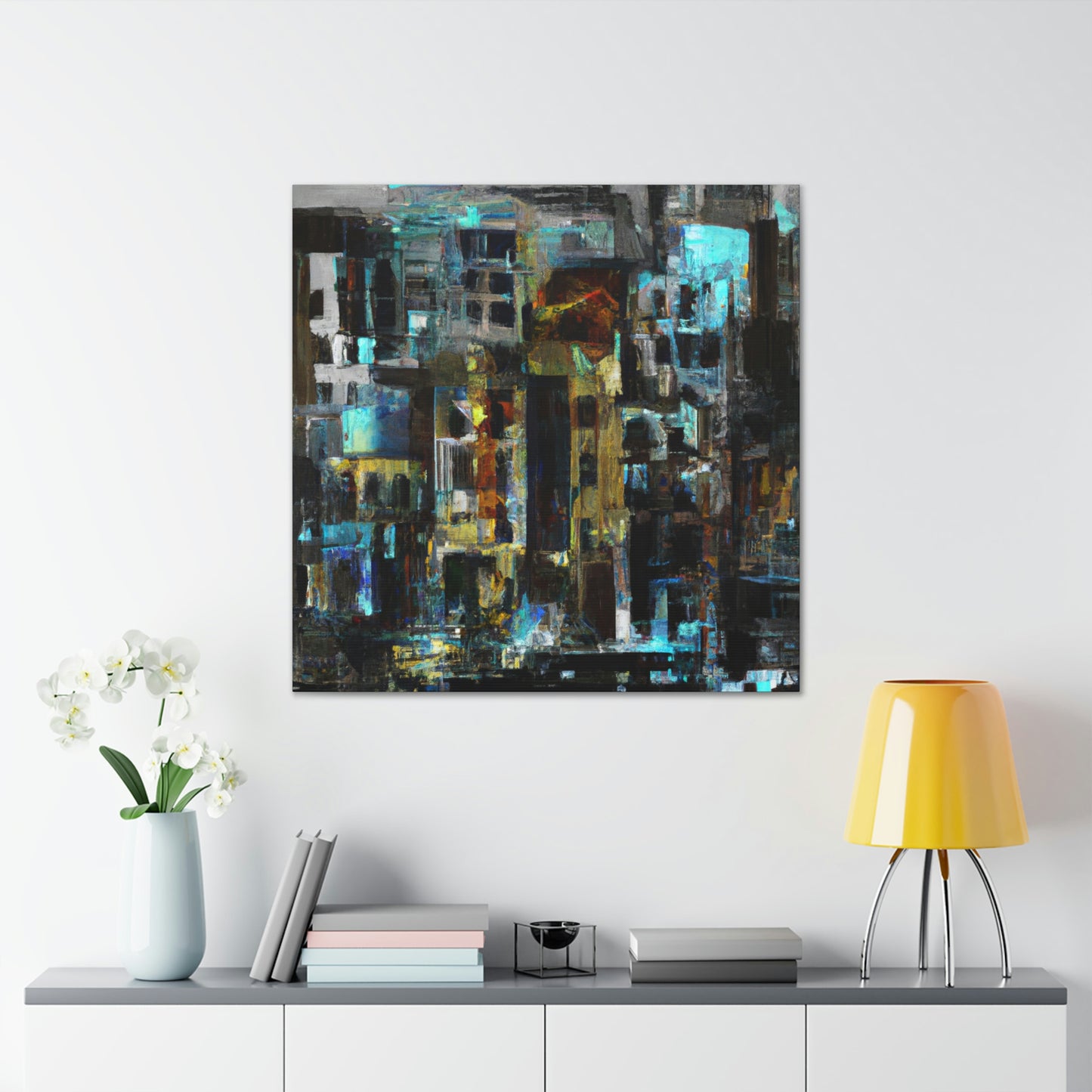 Neoclassic Expressionist Splendor - Canvas