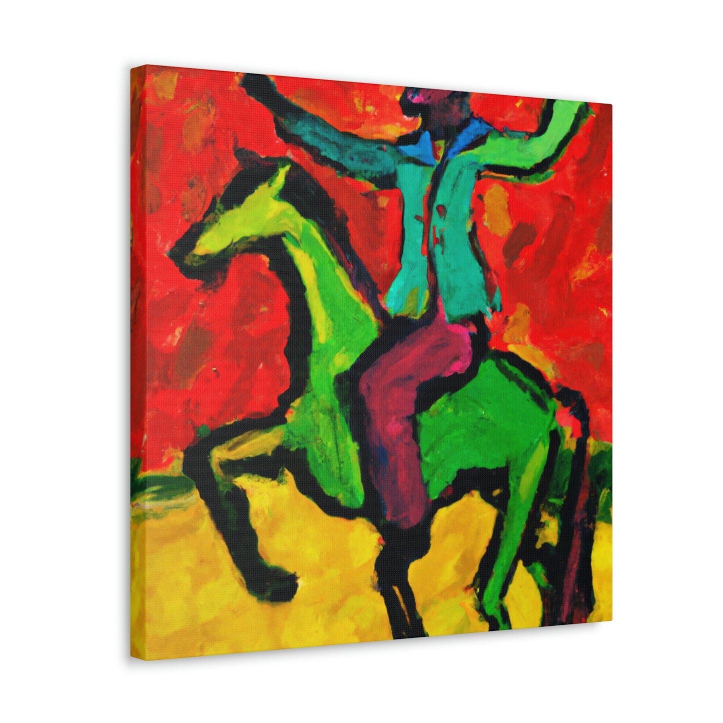 Cavalryman: Bold Fountain - Canvas