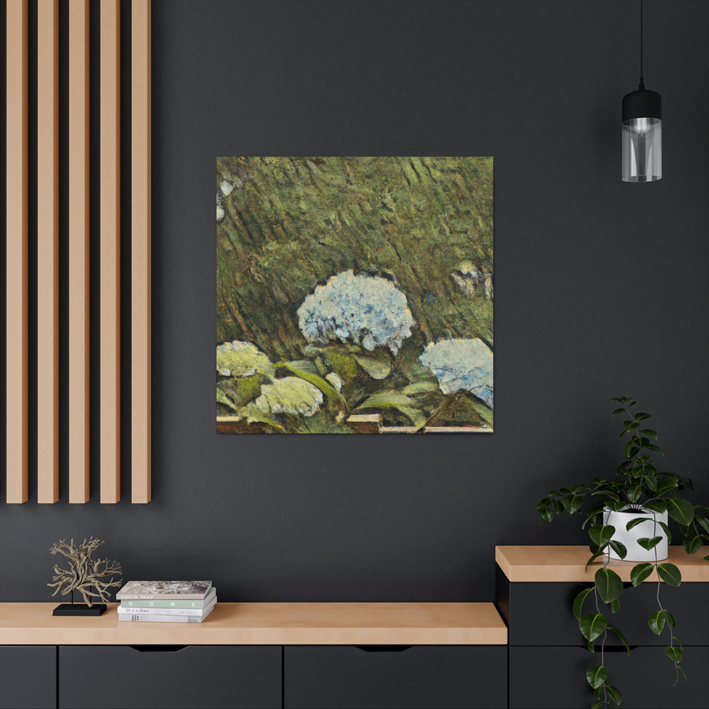 "Hydrangeas in Bloom" - Canvas