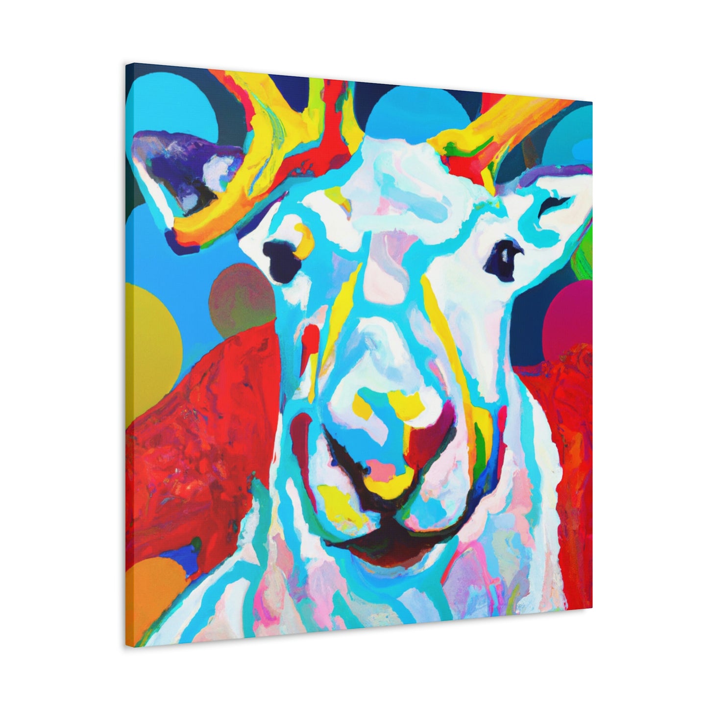 "Reindeer Pop Artistry" - Canvas