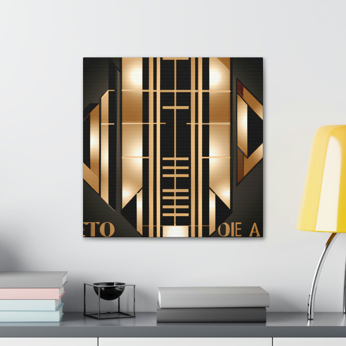 "Jazz Age Radiance" - Canvas