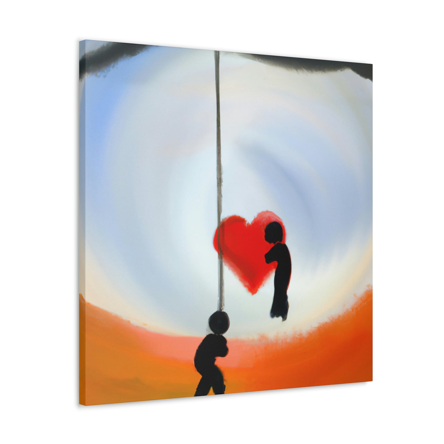 "Love Swings Serenely" - Canvas