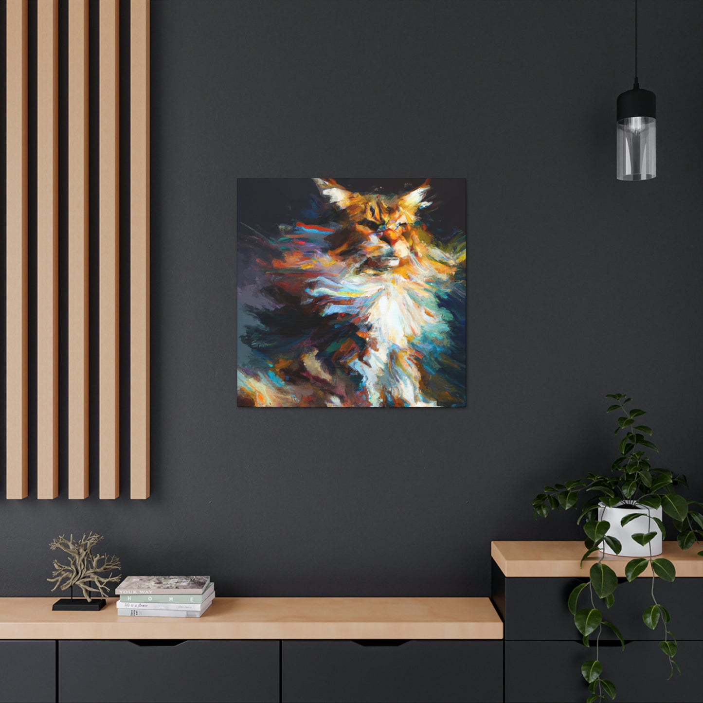 Maine Coon Mystique. - Canvas