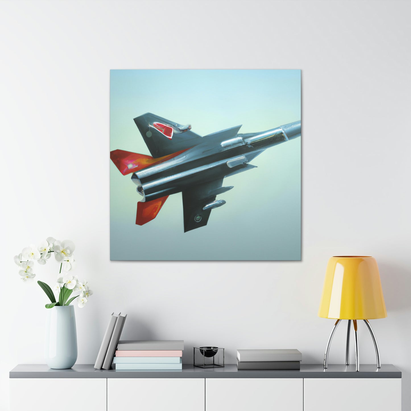 Aircraft In Flight. - Canvas