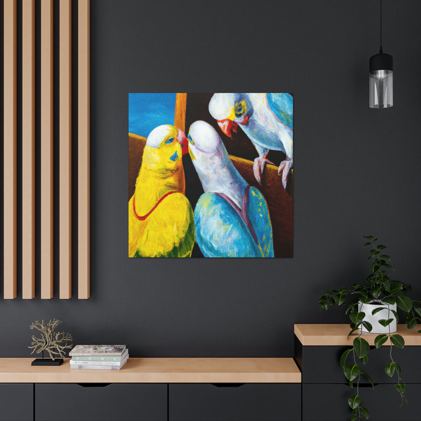 Parakeet Dreamscape - Canvas