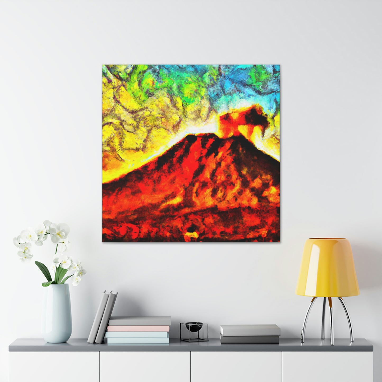 Volcanic Eruption Beauty - Canvas