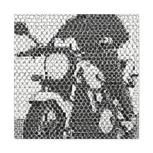 Motorcycles in Pointillism - Canvas