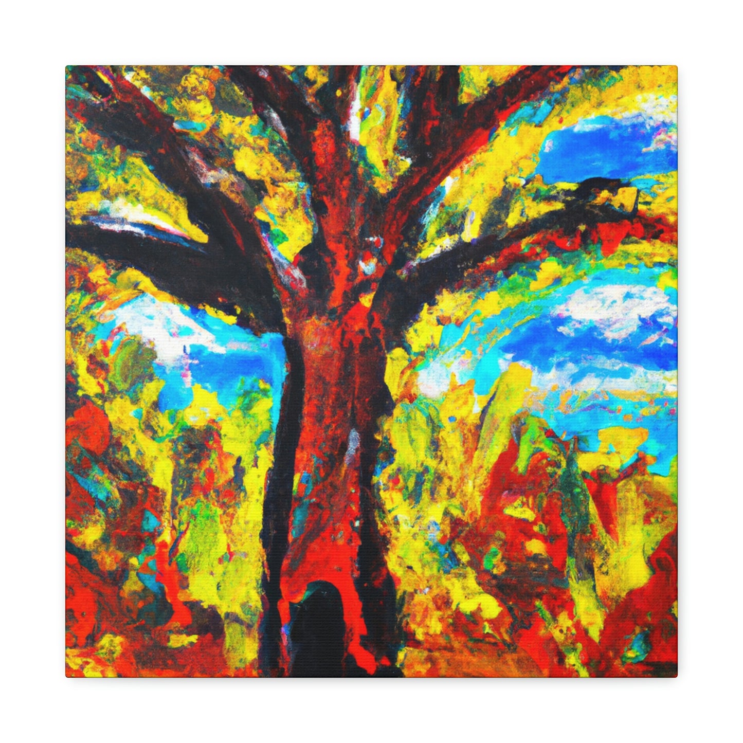 Oak Tree Reconciled - Canvas