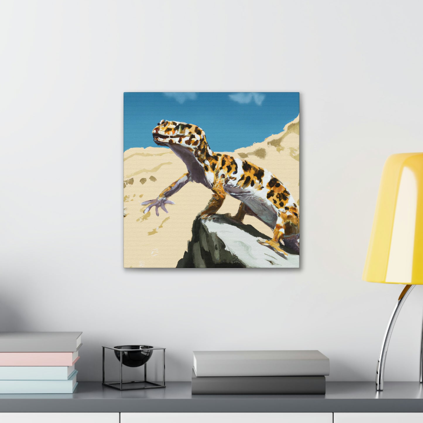 Leopard Gecko Elegance - Canvas