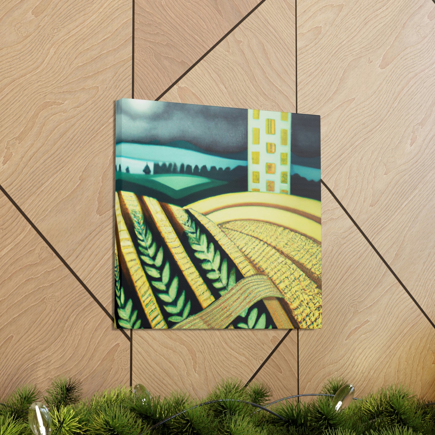 "Tranquil Wheat Harvest" - Canvas