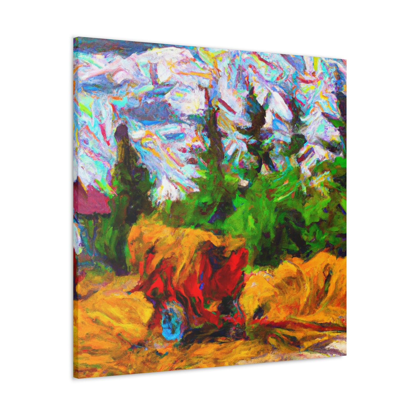 "Hay Wagon Odyssey" - Canvas