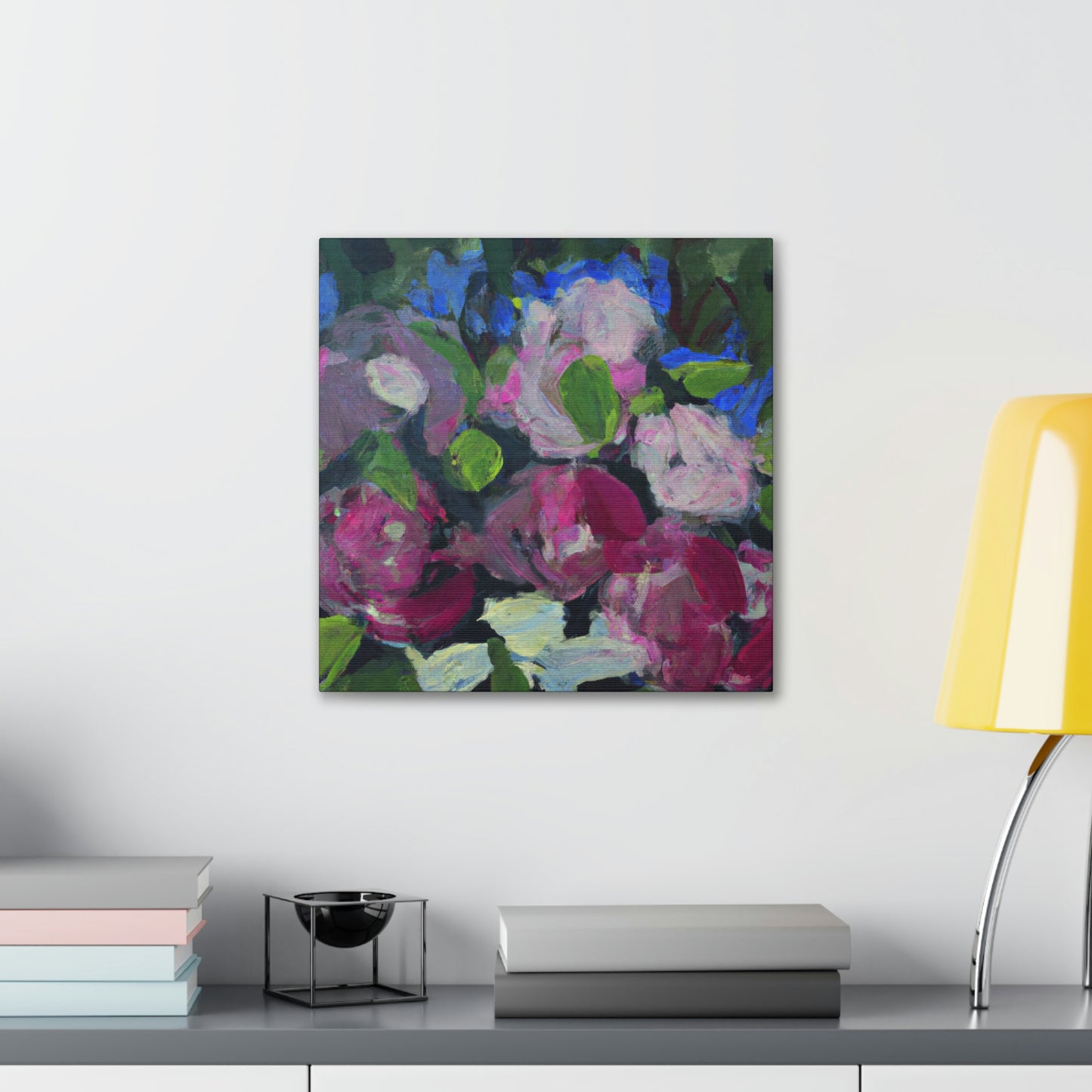 Peony in Bloom. - Canvas