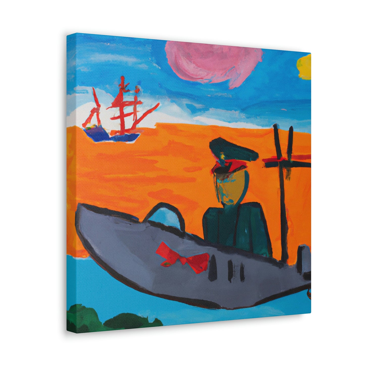 "Seabee in Fauvism" - Canvas