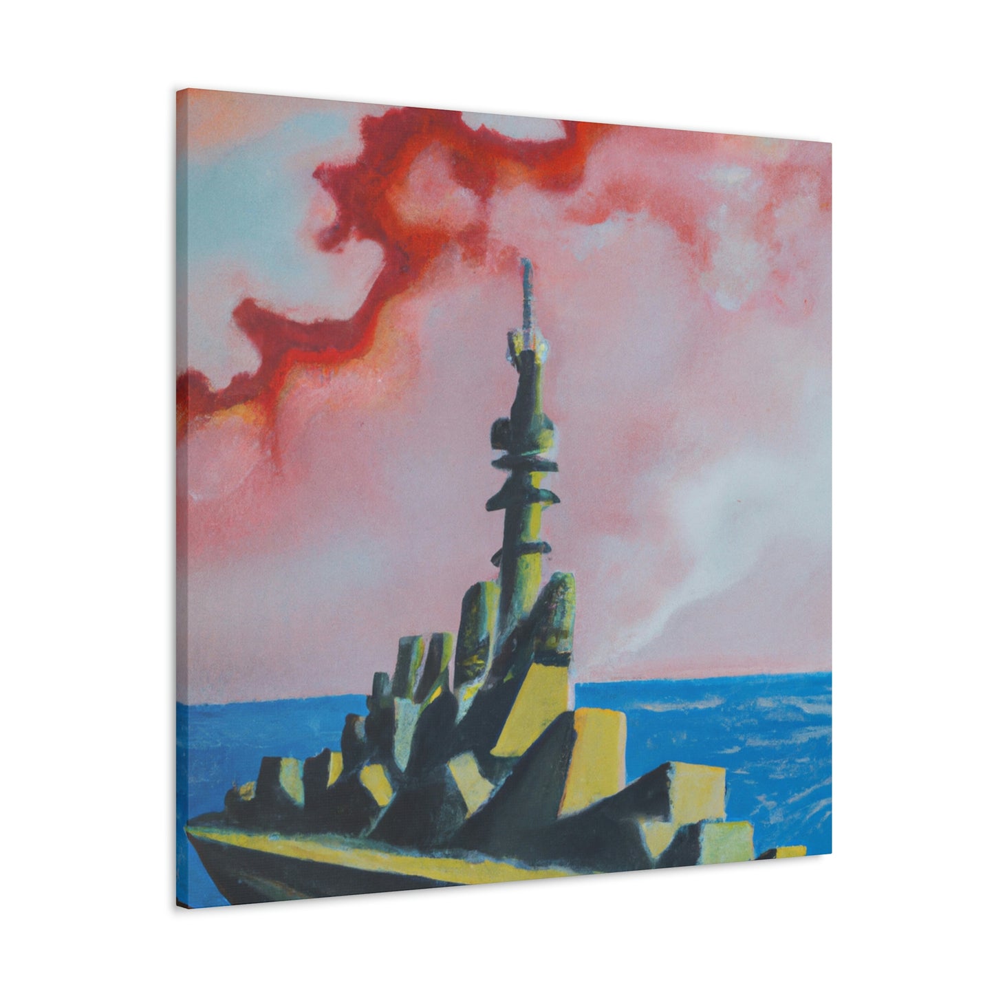 "Battleship Pop Art" - Canvas