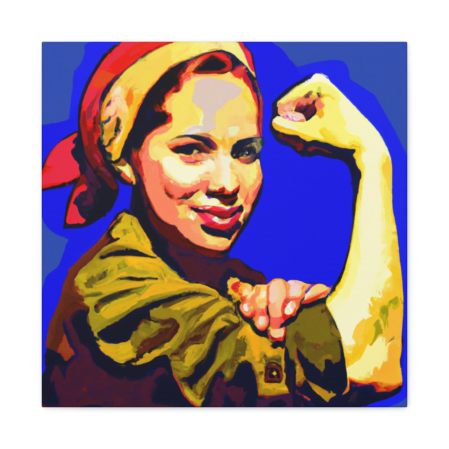 "Rosie the Revolutionary Woman" - Canvas