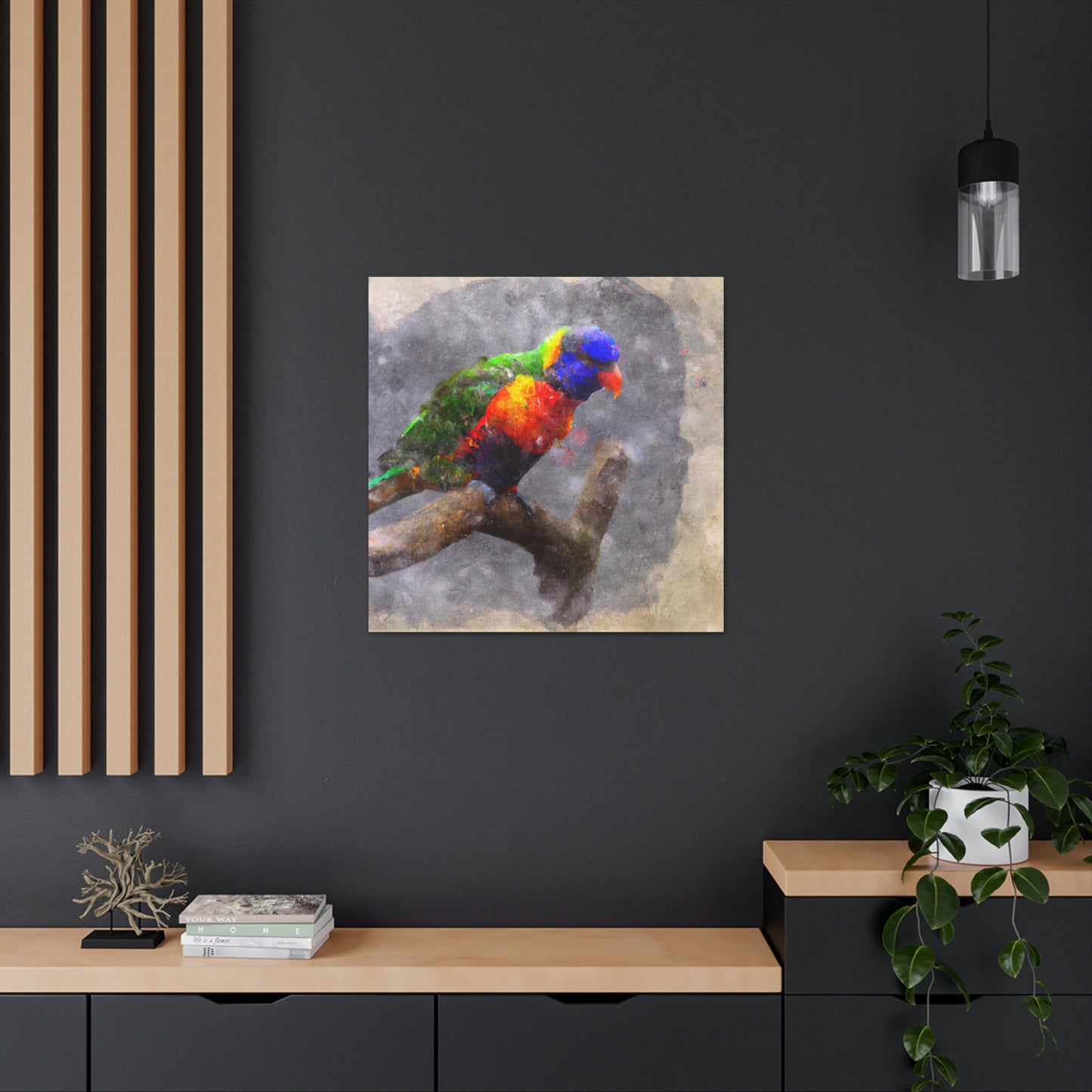 Rainbow Lorikeet Points - Canvas